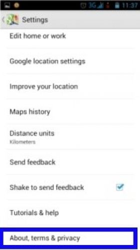 Clearing offline google maps