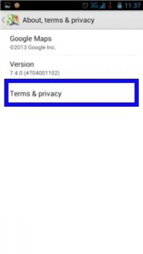 Clearing offline google maps