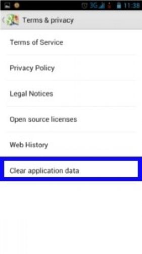 Clearing offline google maps