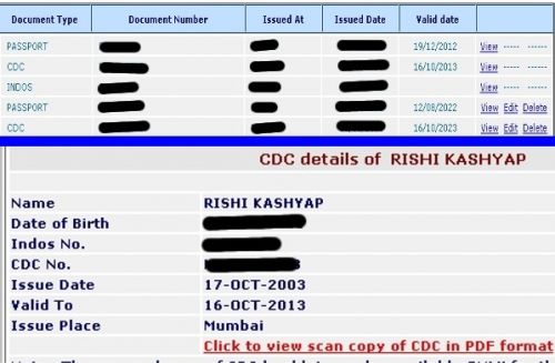 Correction in DG Shipping Profile
