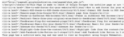 How to nofollow link