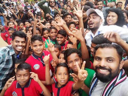 JAGRITI YATRA Kankia school kids spirit