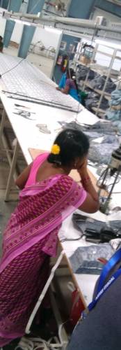 Jagriti Yatra Sri City worker smiling