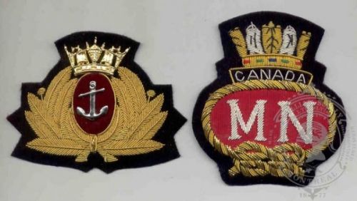 Merchant Navy Cap Badge and Badges
