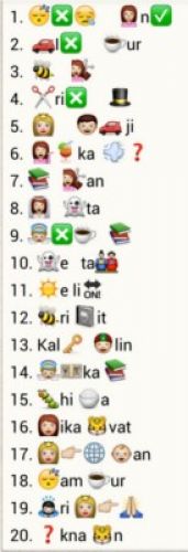 Whatsapp Quiz Bollywood actor and actress